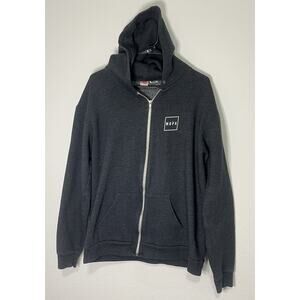 AMERICAN APPAREL Unisex Long Sleeve Flex Fleece‎ Zip Hoodie F497 MOPA 2XL Y2K